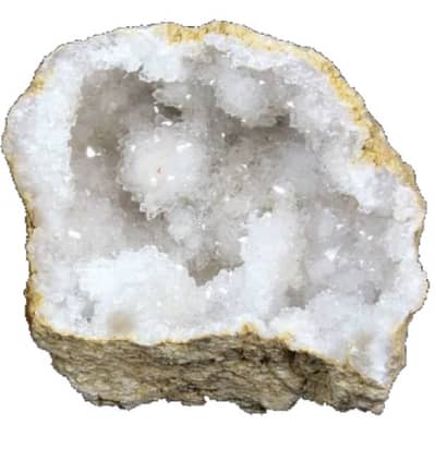 Quartz geode precious gemstone