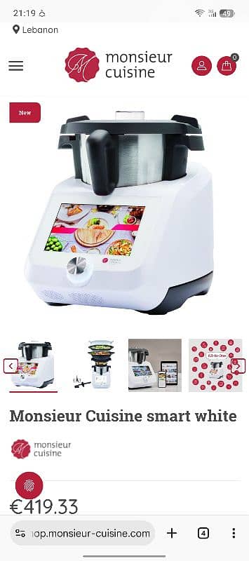 Monsieur Cuisine Smart (White) 2