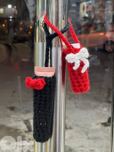 crochet lipbalm holder