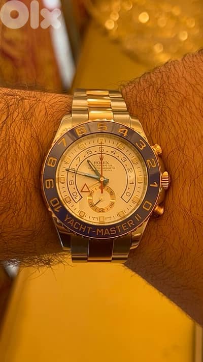 44mm yacht master rose