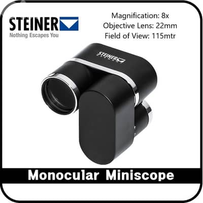 STEINER Nothing Escapes You Magnification: 8xOLens:22mm Fieldof 115mtr