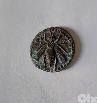 Ancient Phoenicia  Silver Coin of the Bee Arados mint year 172_161 BC