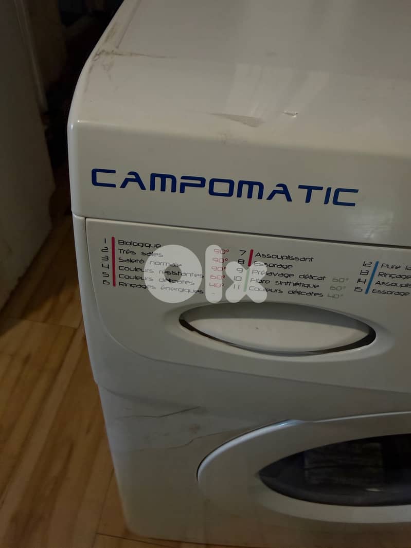 Washing machine campomatic & frigidaire dryer 1