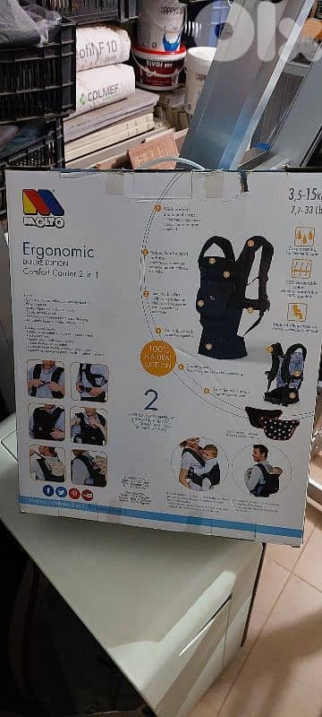 Molto ergonomic kangaroo new not used 2
