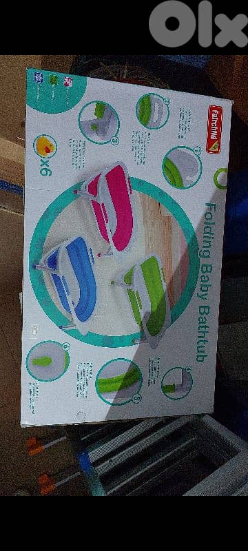 Foldable bath like new very good condition with bath seat