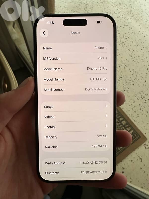 iphone 15 pro 512gb esim 4