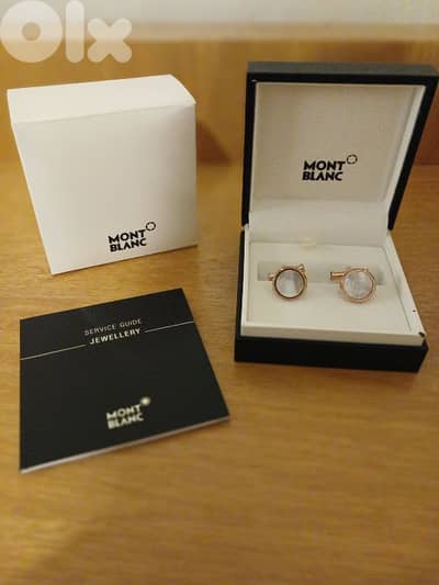 Mont Blanc Authentic Cufflinks زرار قمصان مون بلان الأصلية