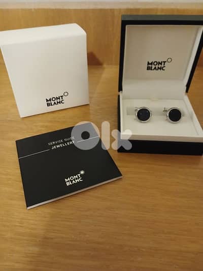 Mont Blanc Authentic Cufflinks زرار قمصان مون بلان الأصلية