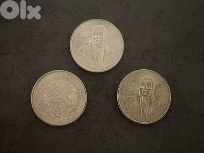 Silver Coins Mexican Peso
