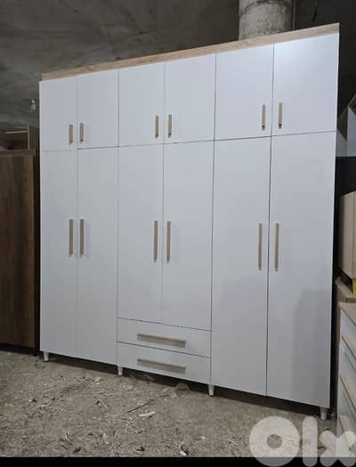 خزانة ست درف طابقين تفصيل جديد