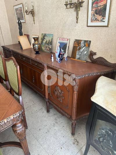 درسوار خشب زان حفر قديم انتيك كتير مرتب