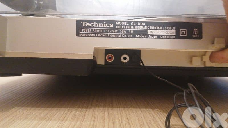 TURNTABLE TECHNICS SL-DD3 6