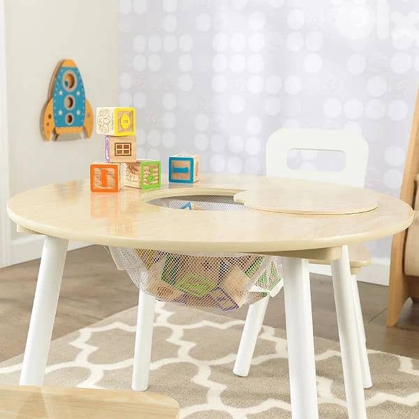 kidskraft round table with 2 chairs 3