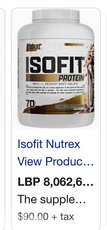 iso fit nutrex used only 8 chocolate favor