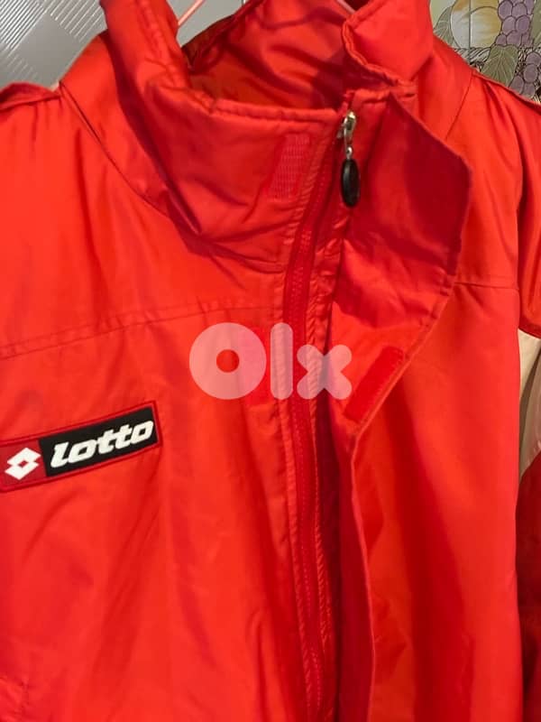 Vintage 90s Lotto Italian Sport Puffer Parka Jacket - XL 3