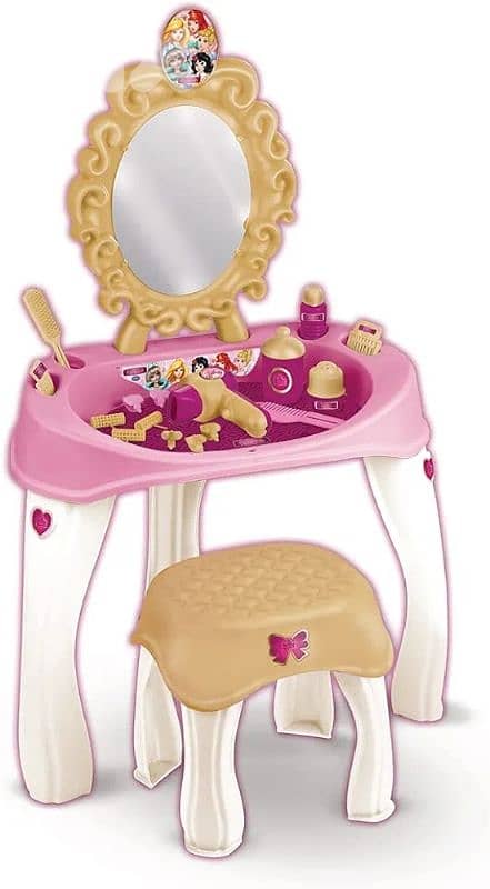 grandi giochi mirror with stool princess 1