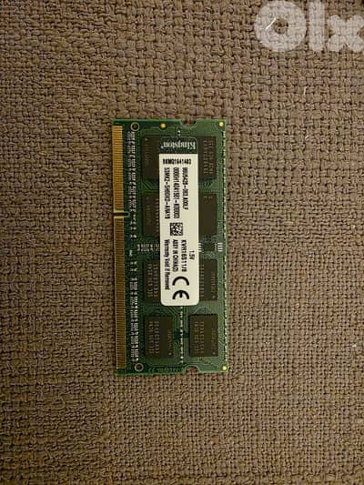 RAM 8 GB DDR3 LAPTOP KINGSTON NEW