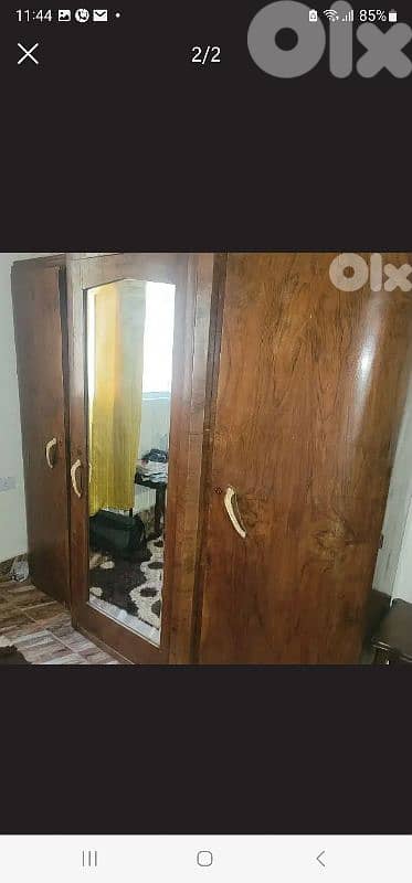 خزانة+ تخت مفرد للبيع