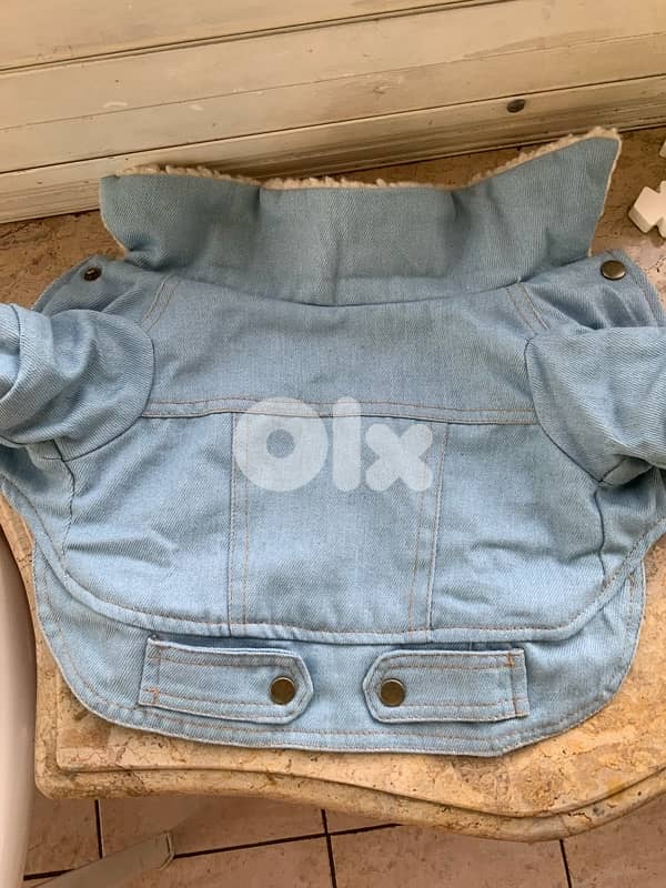 levis jeans fur jacket for small breeds 2