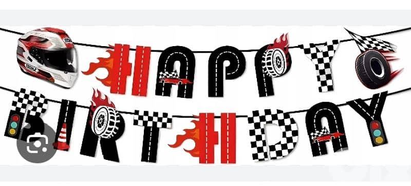 race car birthday supplies 3