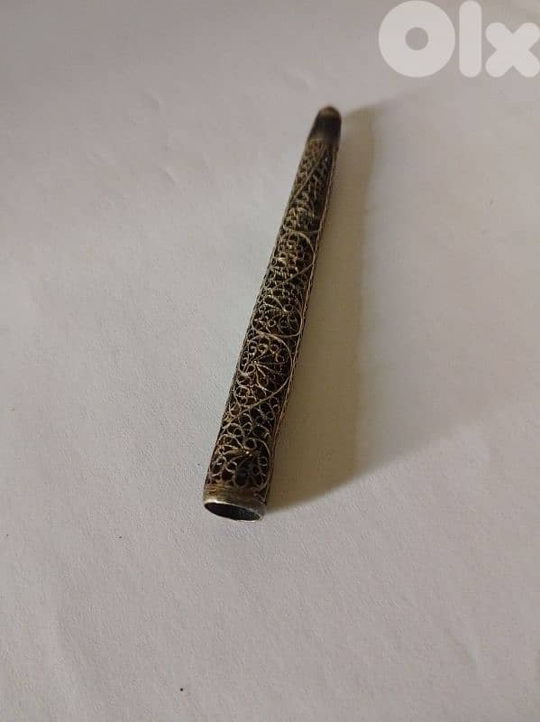 cigarette bud antique silver 1