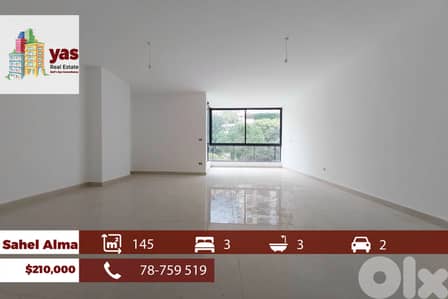 Sahel Alma 145m2 | Mint Condition | Prime Location | YV/EH