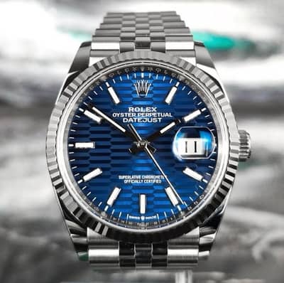 superclone rolex datejust with lab diamonds