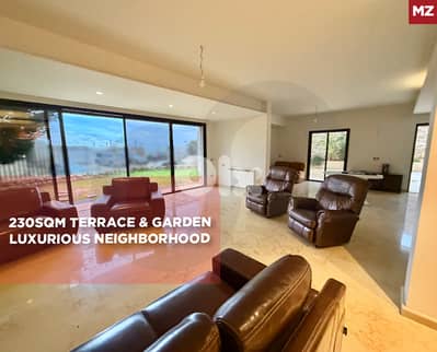 Terrace, 2 covered parking,garden,maids room,Bsalim/بصاليمREF#MZ132125