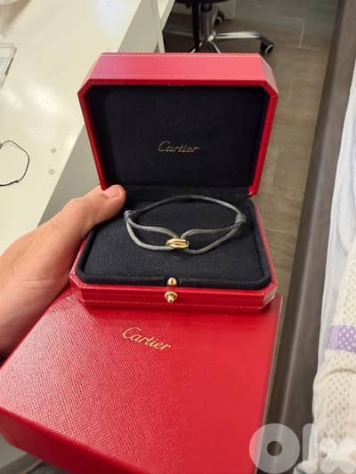 Cartier trinity cord bracelet