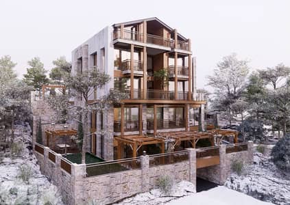 UNDER CONSTRUCTION CHALETS IN FAQRA PRIME 50% DOWN PAYMENT, (KFA-242)