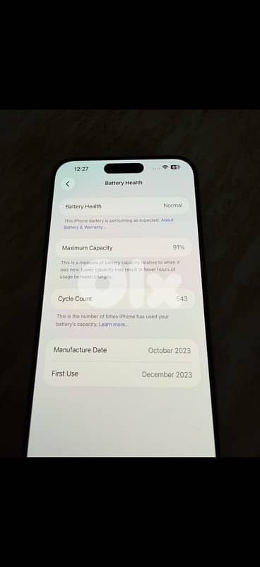 iPhone 15 pro max 256 GB 2