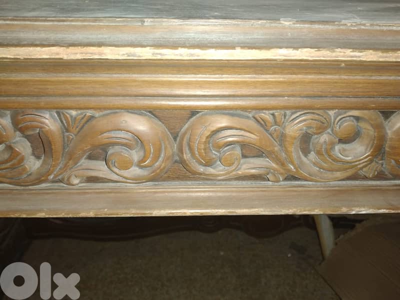 Vintage antique dining table, Vitrine and Dressoir 5