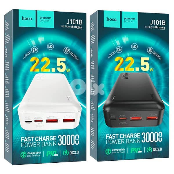 hoco Power Bank J101B 30,000 mAh 4