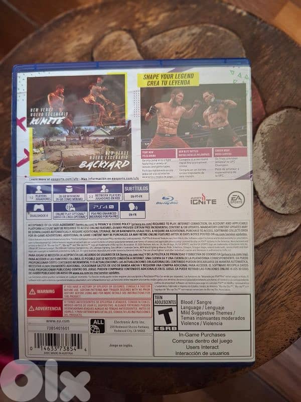 UFC4 like new used once 3