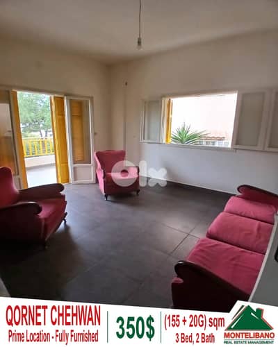 155 sqm Apartment For Rent in Qornet Chehwan (قرنة شهوان) + View