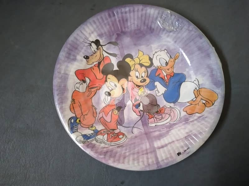Vintage collectable Disney paper plates 16 cm (10 pcs per package) 1