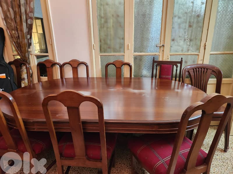 Dining table with 10 chairs 2
