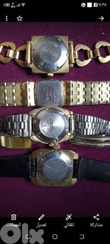 8 ساعات اتوماتيك بحق ساعة