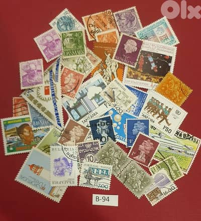 World old 1960's 40 stamps # B-94