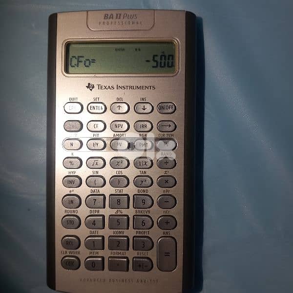 Calculator texas instruments BA2 plus professional 1