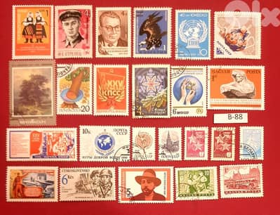 Russia old 24 stamps # B-88