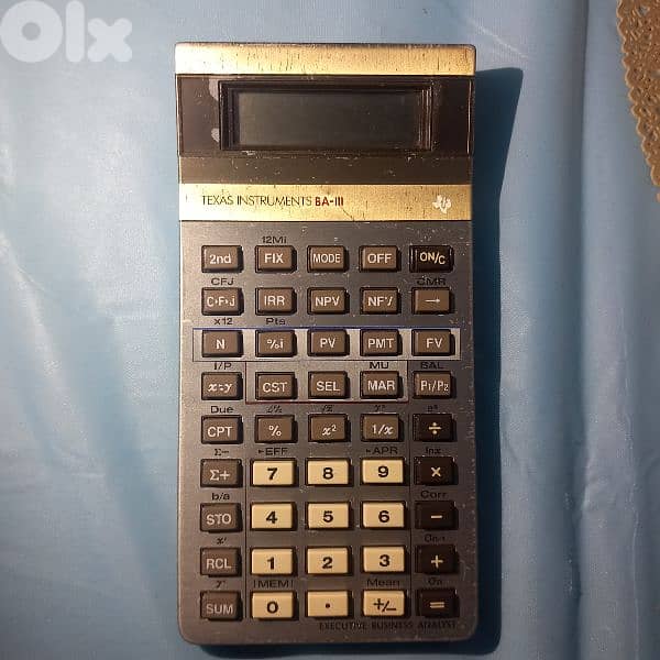 Calculator texas instruments BA3 -old version 3