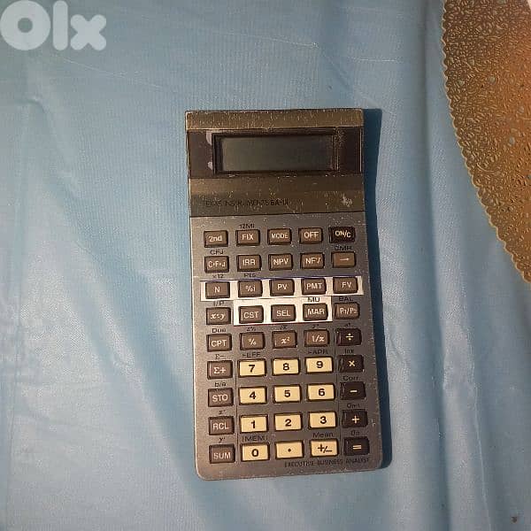 Calculator texas instruments BA3 -old version 4