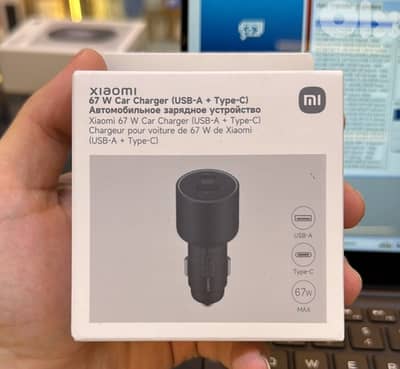 Xiaomi mi 67w car charger (usb-a+type-c)