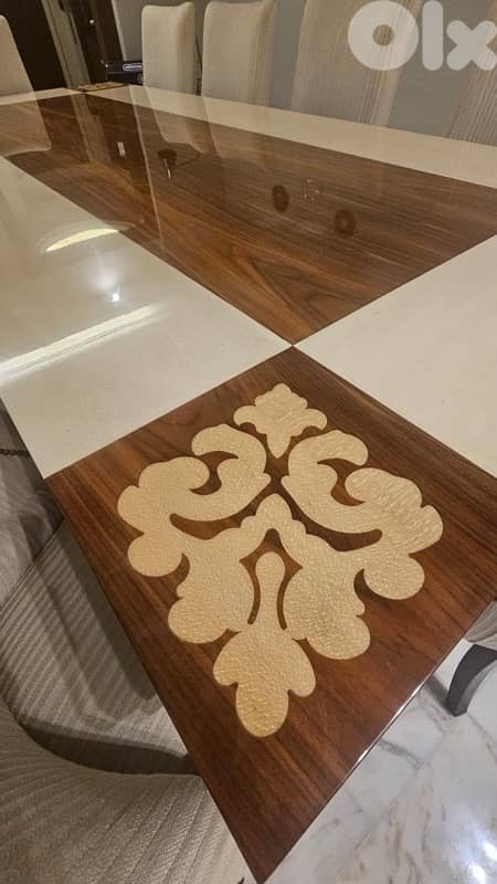 Dining table + 10 chairs 2