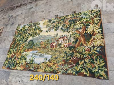 لوحة غوبلان مميز اوروبي انتيك رائعة جدا حياكة ناعمة