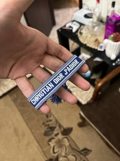 Christian Dior friendship Bracelet Blue