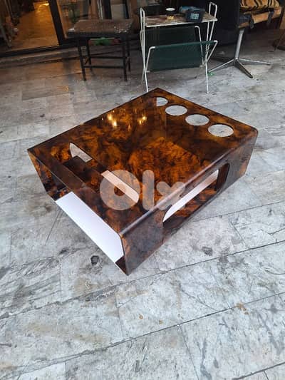 coffee table bar seventies vintage designer Italy