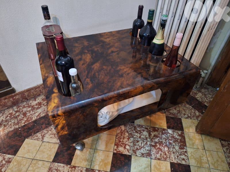 coffee table bar seventies vintage designer Italy 4