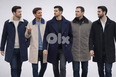 Male COATs from the Finest European Brands